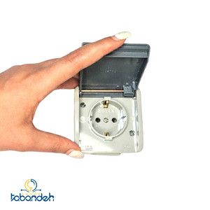 پریز بارانی بدون ارت با مغزی چینی رویان